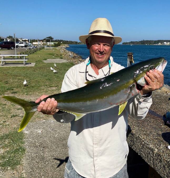 FISH OF THE WEEK: Scotty McGrath from Valentine wins the Jarvis Walker tacklebox and Tsunami lure pack for this metre-long kingfish caught in Swansea channel.