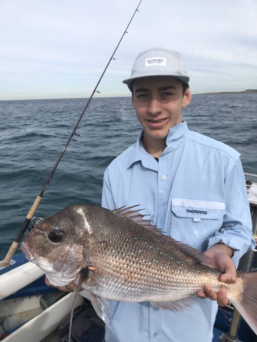 FISH OF THE WEEK: Isaac Fairhurst wins the Jarvis Walker tacklebox and Tsunami lure pack for this 4kg 8kg snapper caught off Newcastle last week. 