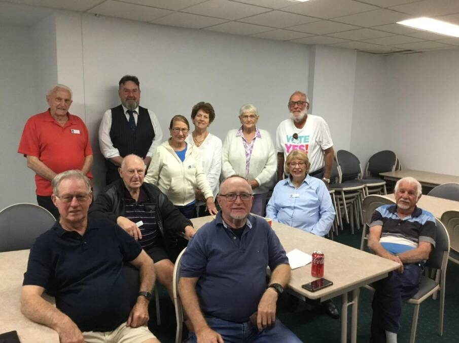 Members of the Newcastle Asbestos & Silicosis Support Group - back row from the left: Don Mavin, Gerard McMahon, Helene Angus, Sue Kerney, Margaret Roddom and John Gifford. Next row: Mick Smith, Mark Gill and Colin Hunt. Front row: Robert Lamrock and Peter Murrell. Picture supplied