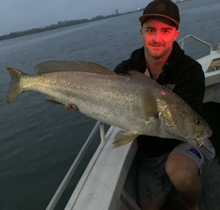FISH OF THE WEEK: Jesse Dedman wins the Jarvis Walker tacklebox and Tsunami lure kit for this jew hooked in Newcastle Harbour recently.