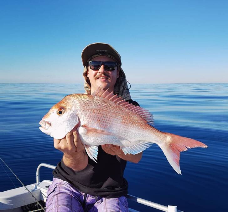 FISH OF THE WEEK: Anthony Kloczko of Adamstown Heights wins the Jarvis Walker tacklebox and Tsunami lure pack for this 60cm snapper hooked off Swansea last weekend.