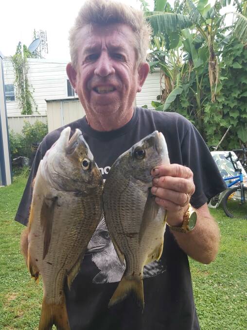 FISH OF THE WEEK: Stephen Blaze wins $45 courtesy of Sandgate Tackle Power for these snapper caught off Swansea recently in a raging nor-easter.