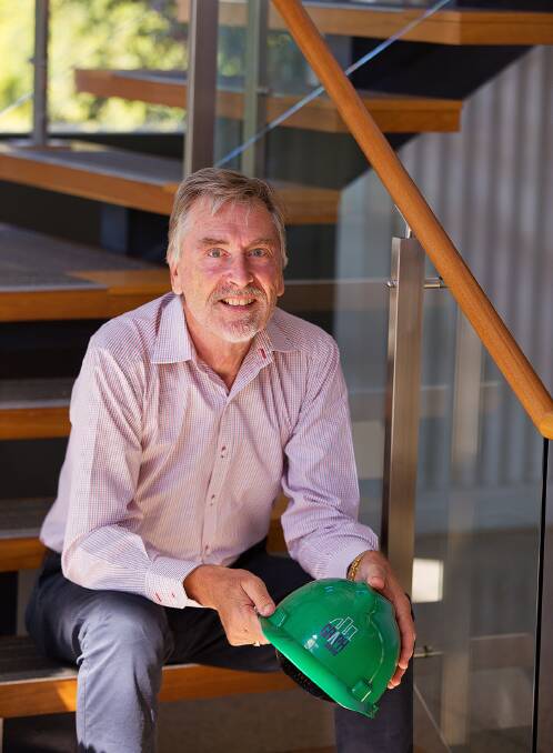 VETERAN: Harry Johnston has been with Graph for the long haul and has carved out an enviable reputation in the local building industry.