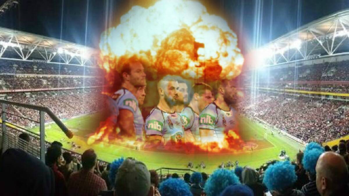 FIRE UP: In the cauldron of emotions that was Suncorp Stadium NSW forged a new chapter in character-building defeats.
