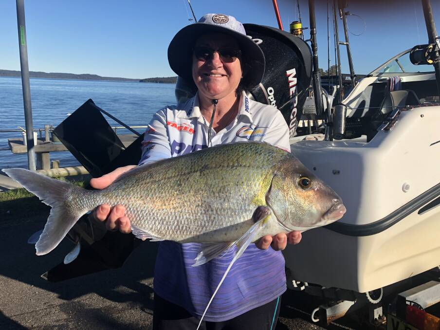 FISH OF THE WEEK: Leanda Guy wins $45 courtesy of Sandgate Tackle Power for this 2.1kg morwong hooked off Caves Beach recently.