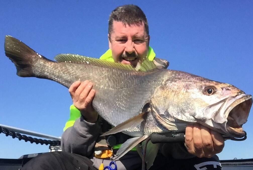 FISH OF THE WEEK: Glen Hepplewhite wins $45 courtesy of Sandgate Tackle Power for this 104cm mulloway hooked in Lake Macquarie last Sunday.