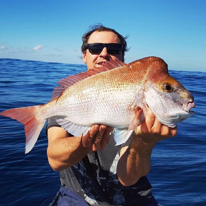 FISH OF THE WEEK: Repeat offender Anthony Kloczko wins the Jarvis Walker tacklebox and Tsunami lure pack for this nice snapper hooked off Swansea recently. Anthony won Fish of the Week in early July as well for another big red.