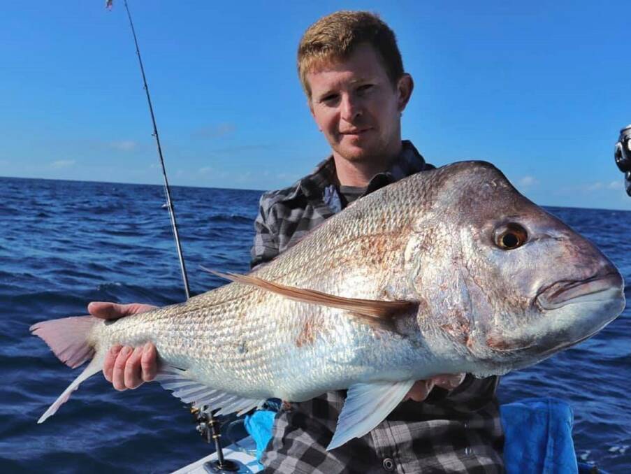 FISH OF THE WEEK: Riagan Dowling wins the Jarvis Walker tacklebox and Tsunami lure pack for this 7kg snapper hooked off Broughton Island last Sunday.