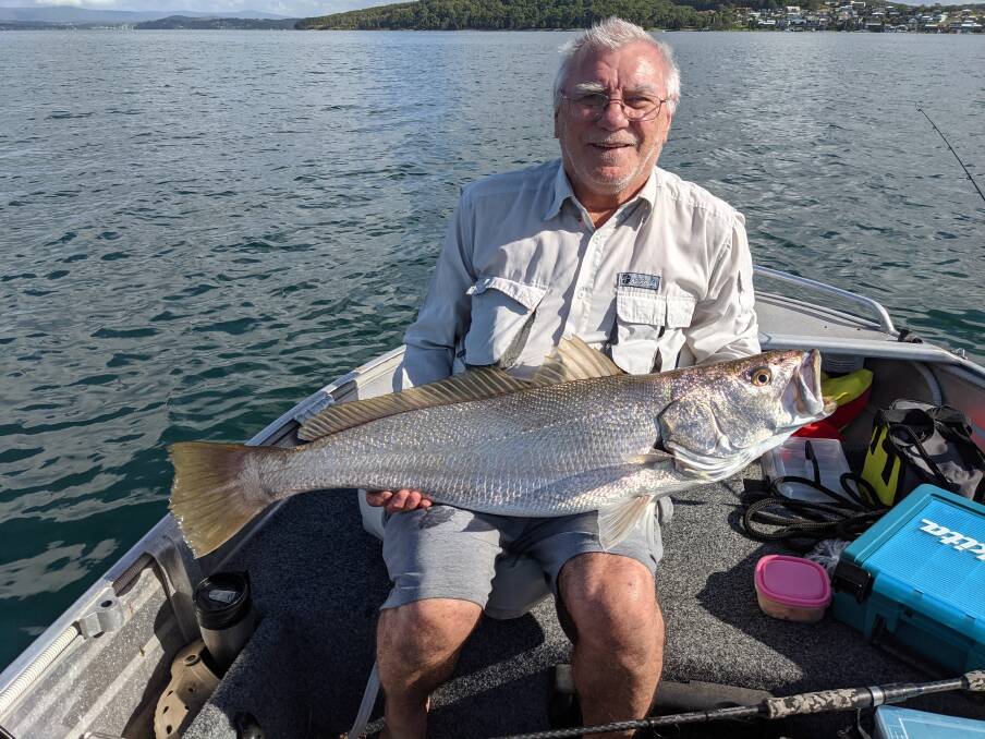 FISH OF THE WEEK: Paul Johnson wins the $45 prize from Tackle Power Sandgate for this 9kg mulloway caught in Lake Macquarie last week.