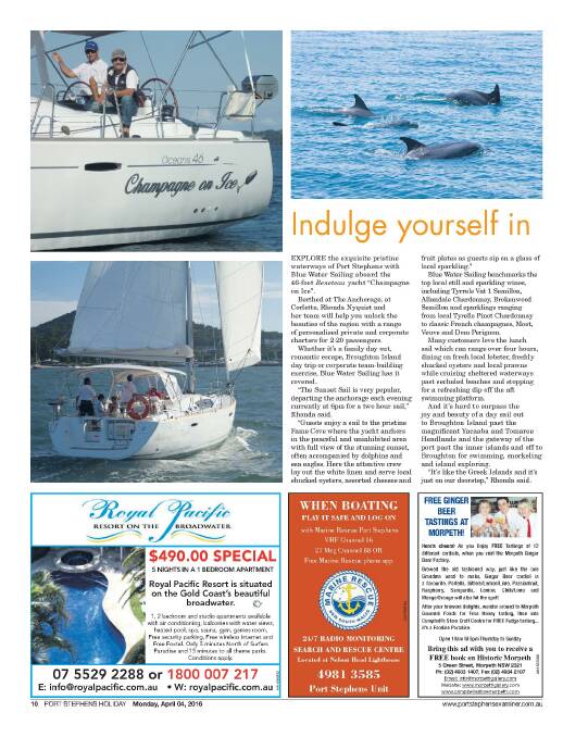 Port Stephens Autumn Holiday Guide 2016