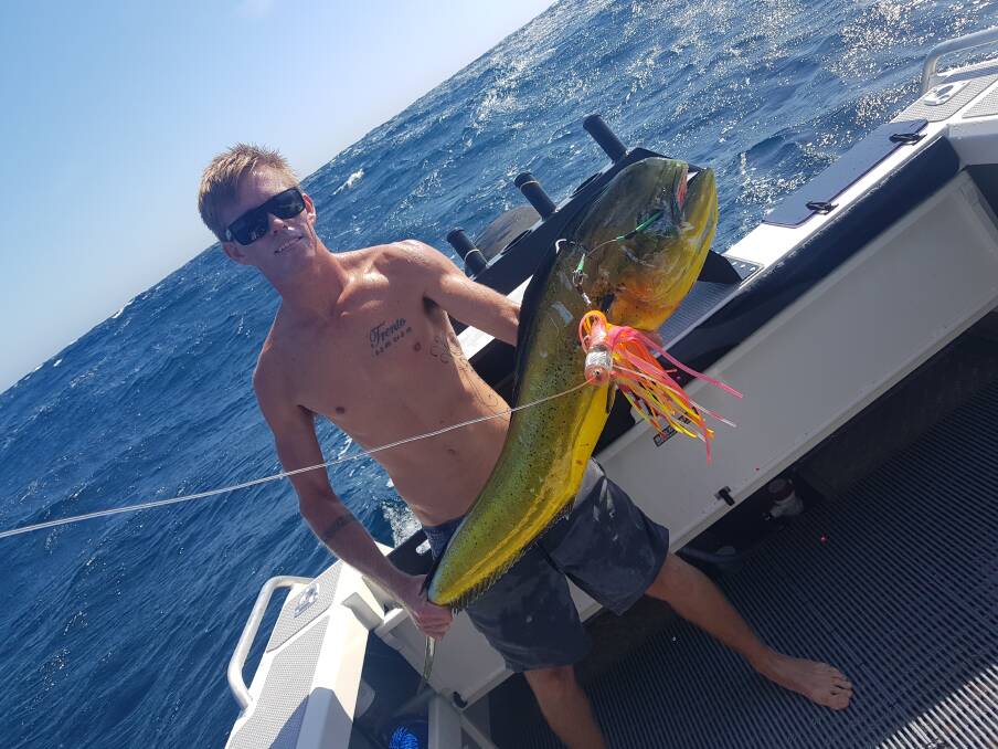 FISH OF THE WEEK: Brendon Allen wins the prize this week for his 14kg mahi mahi caught beyond the Shelf last week. 