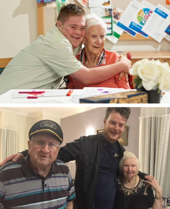 EXCEPTIONAL: The work Jaye, top, and Jack, bottom, do lights up everyone's life at SummitCare Wallend.