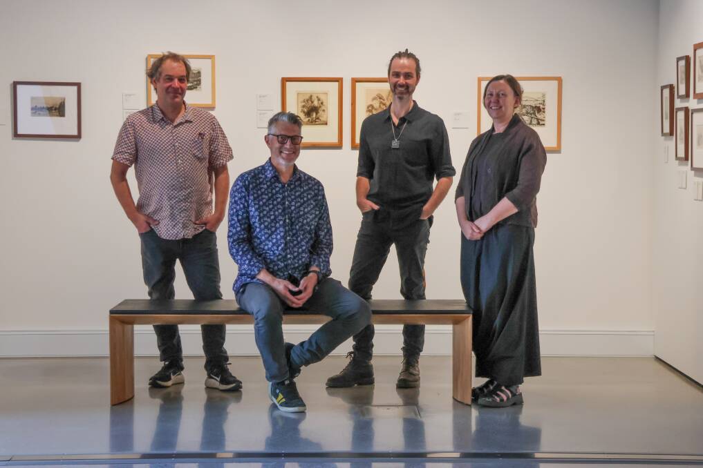 The Singleton Arts and Cultural Centre team Tobias Spitzer, Robert Cleworth, Chris Dewar and Dr Faye Neilson. Picture supplied 