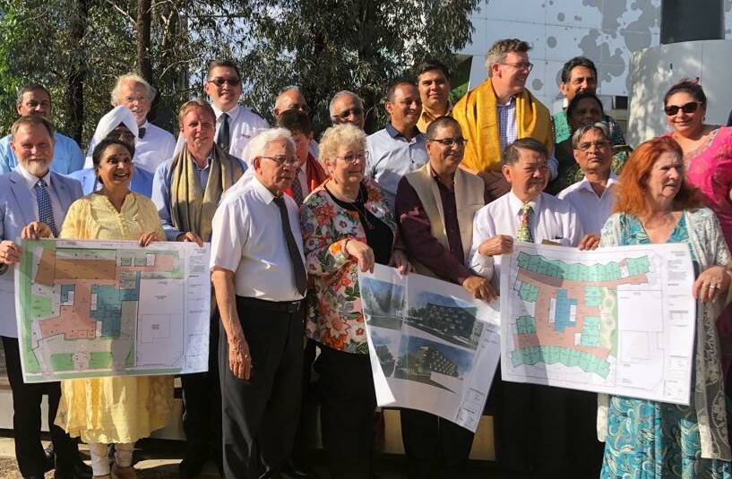 Members of the Noble Park Indian community and MiCare representatives joined Alan Tudge MP, Mayor of Greater Dandenong Roz Blades, Consul General of India Rakesh Malhotra and dignitaries at the official launch of the approved plans for the Noble Park Lodge project.