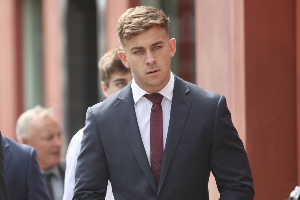Sexual assault charges against Callan Sinclair and Jack de Belin were withdrawn in May.