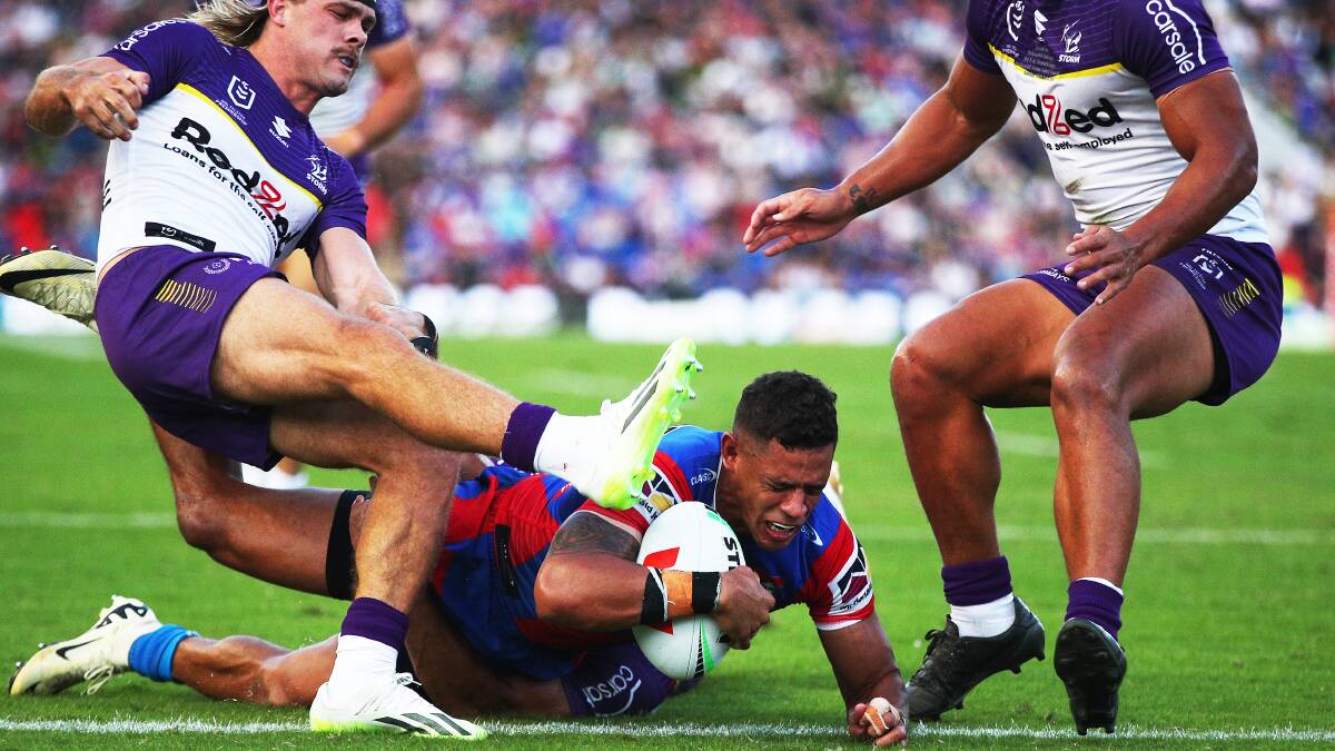 Newcastle Knights grind out much-needed win against Melbourne
Picture by Peter Lorimer