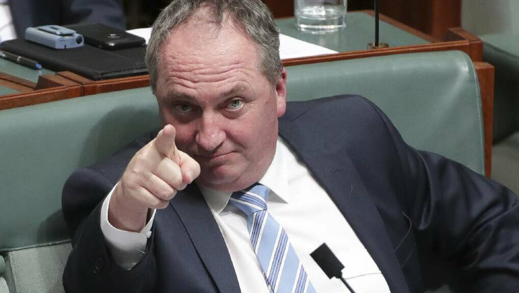 ANOTHER ROUND: Barnaby Joyce 