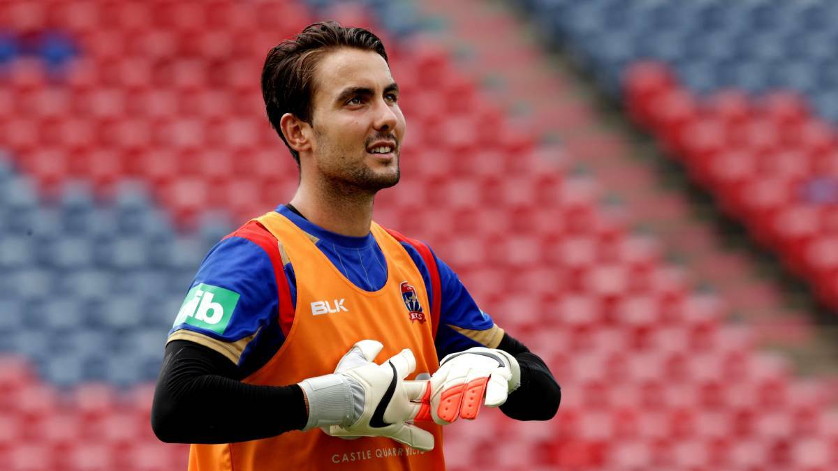 Pictured during his time at the Newcastle Jets. Picture: Simone De Peak