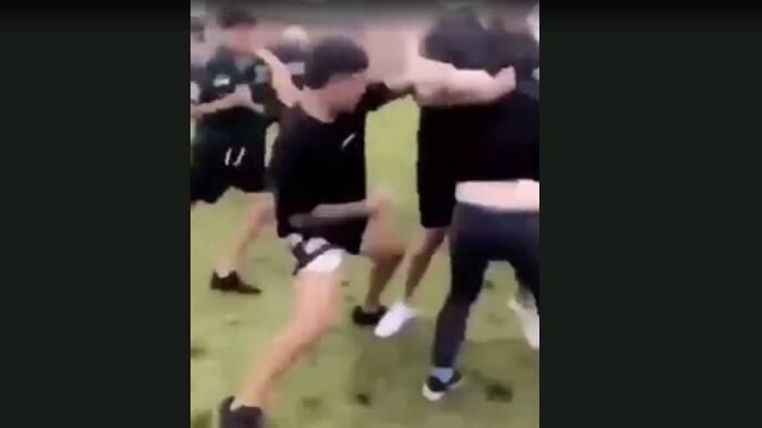 Sideline brawl erupts in suburban Newcastle rugby league match