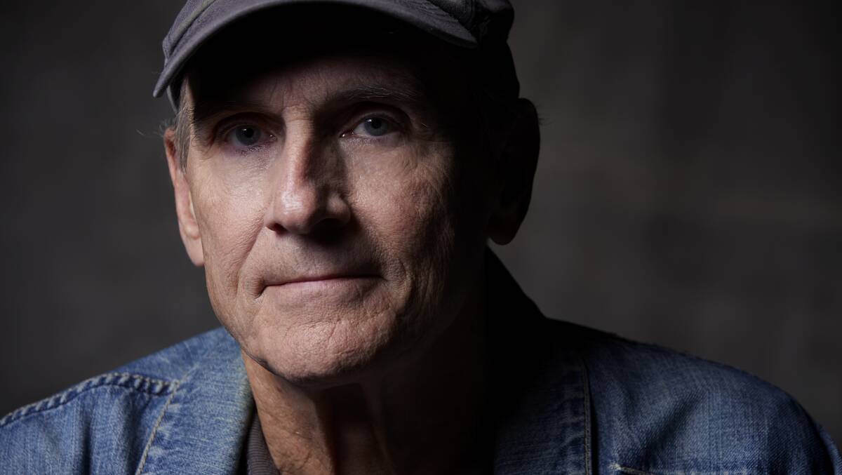 American singer-songwriter and guitarist James Taylor.