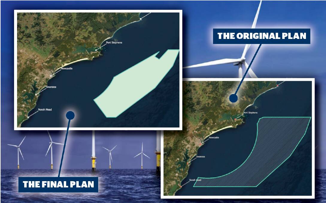 Albanese government declares smaller Hunter offshore wind zone