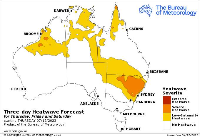 Get ready for the roaring 40s: heatwave health warning issued