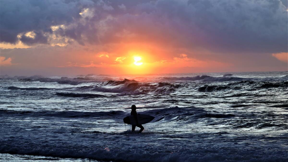An early-morning surf might be on the cards this weekend. Picture by Dave Anderson
