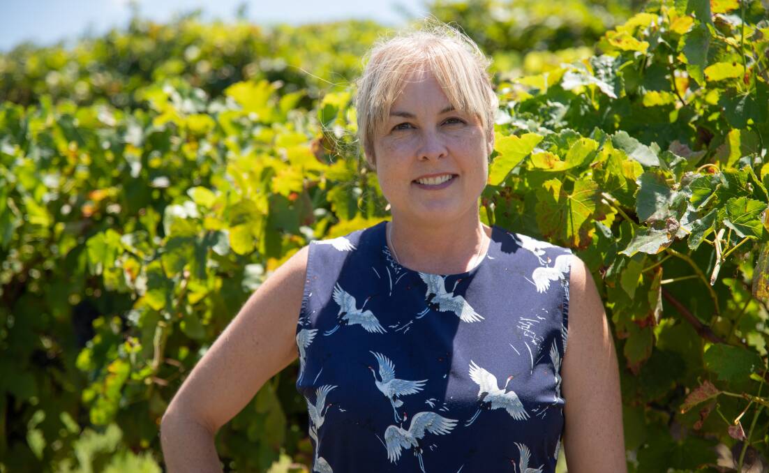 PROUD: Tulloch Wines chief executive Christina Tulloch.