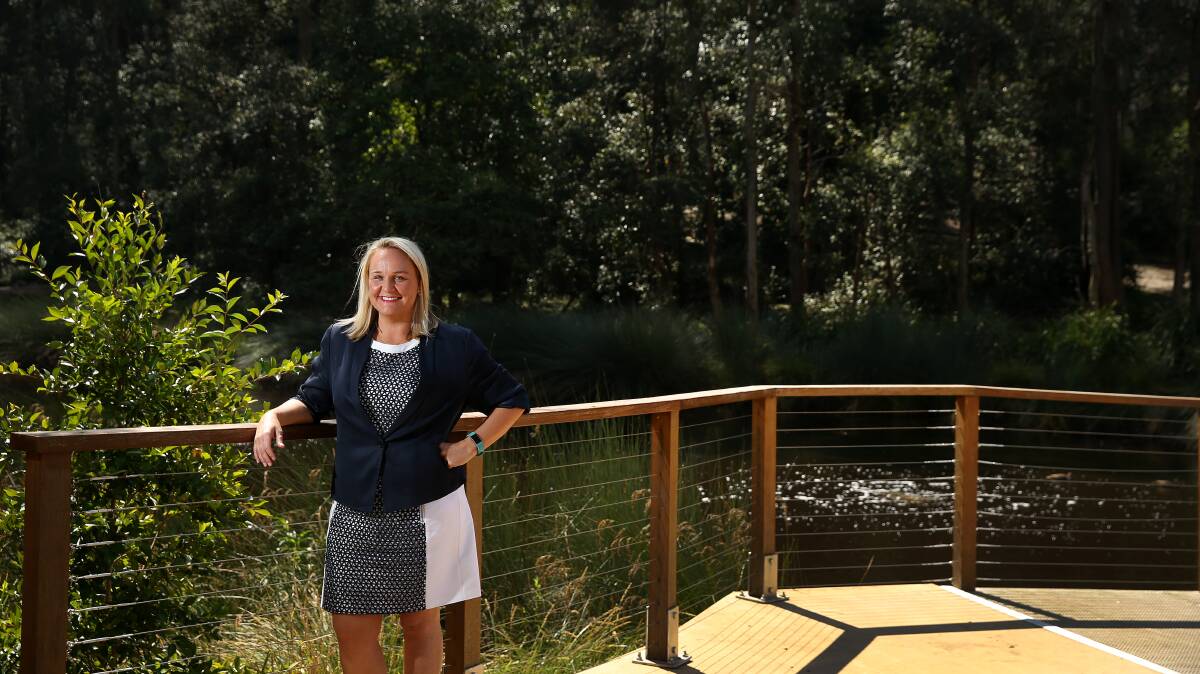 NEWCASTLE: Newly reinstated Lord Mayor of Newcastle, Nuatali Nelmes, at Blackbutt. Picture: Marina Neil
