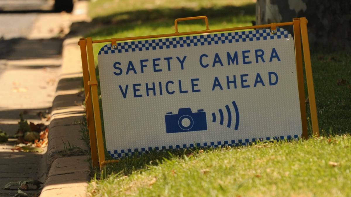 Mobile speed camera warning signs were phased out in NSW