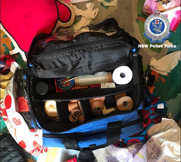 CESSNOCK: Some of the items seized from the property. Picture: NSW Police