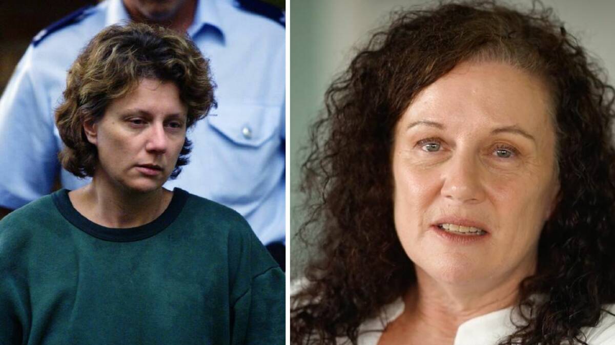 LEFT: Kathleen Folbigg pictured in April, 2004, leaving Maitland Court after being refused bail. Picture by Anita Jones. RIGHT: Kathleen Folbigg said she grieved for her children and "I miss them and love them terribly". (HANDOUT/SUPPLIED)