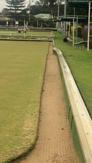 It will cost $3 million to fix the bowling greens. Picture: supplied