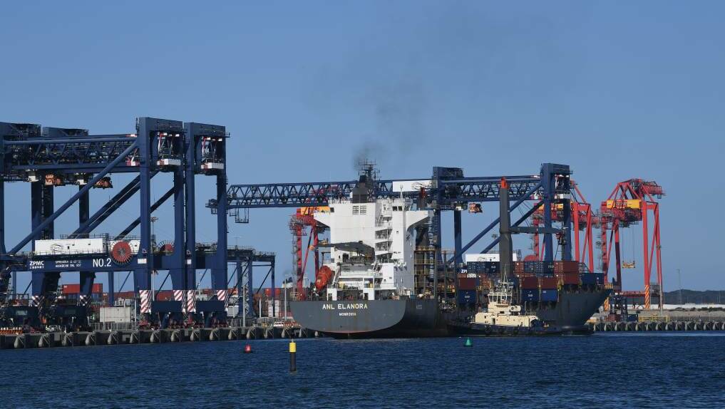COMPETITION: Port Botany. Picture: Peter Braig