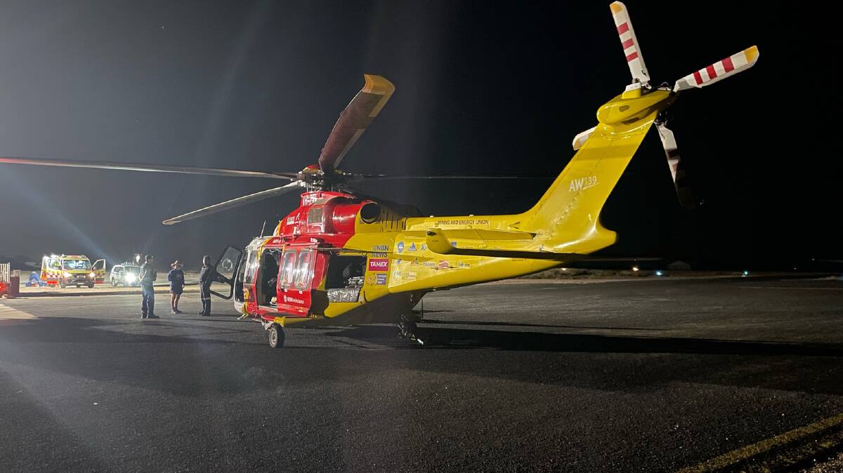 File photo of the Westpac Rescue Helicopter.