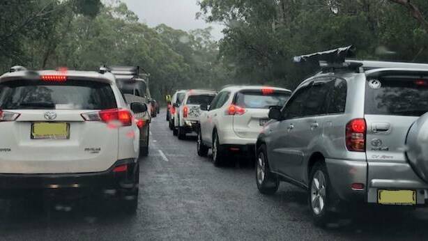 CHANGING LANES: Congested Nelson Bay Road has been at the heart of the political battle for the marginal seat of Port Stephens, which the Liberals regard as a must-win on March 23. 