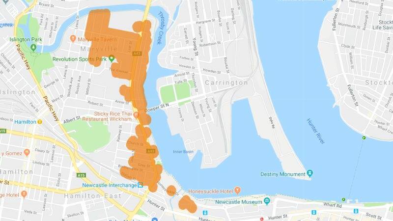 Power outages fixed after traffic chaos in Wickham, Newcastle