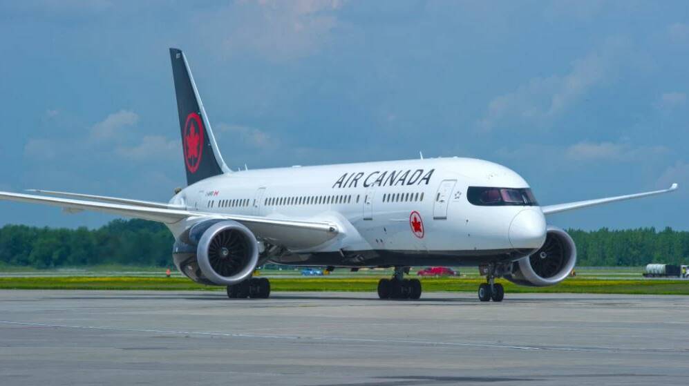 The Air Canada flight was travelling from Vancouver to Sydney when it struck severe turbulence.