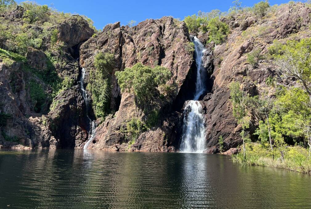 Wangi Falls is a large shaded waterhole that flows all year. Picture by Bruce Kimber