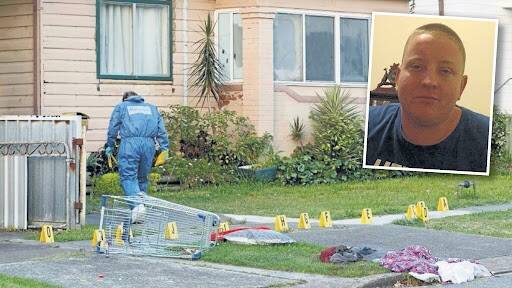 Specialist police examine the scene in Michael Street, Jesmond, after Daniel Pettersson collapsed and died outside from a stab wound on January 6, 2022. 