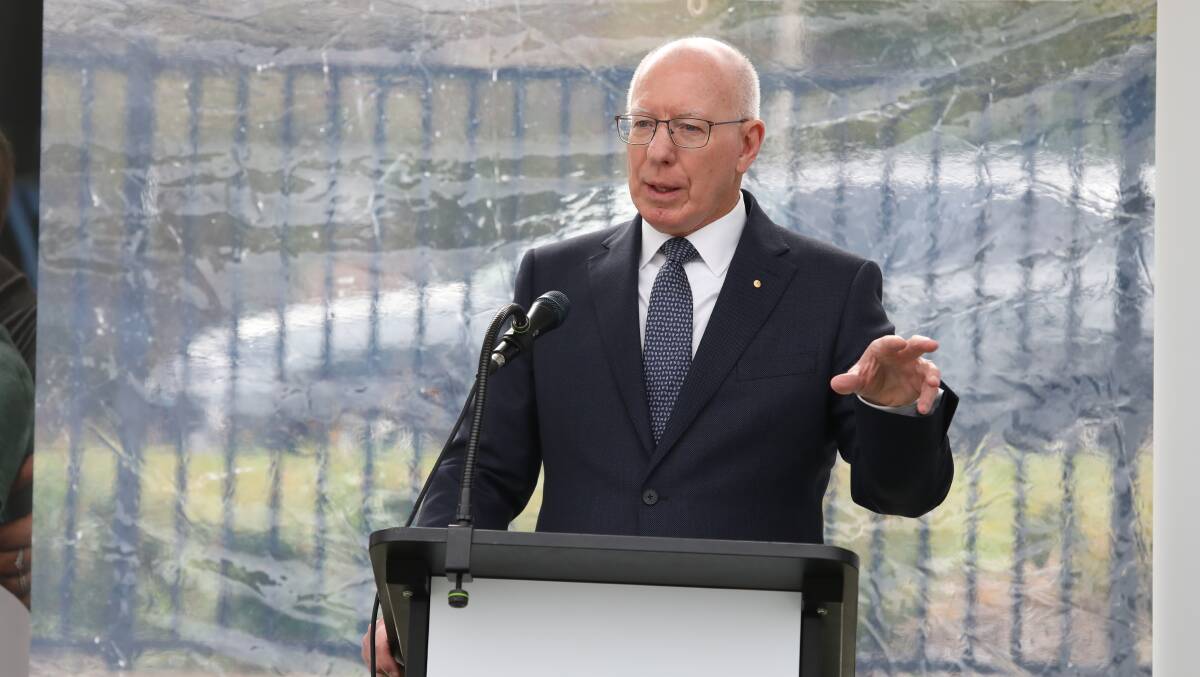 David Hurley in Canberra on Wednesday. Picture: James Croucher