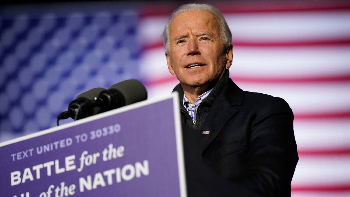 Democratic presidential candidate Joe Biden is overwhelming favourite to win the election. Picture: Shutterstock