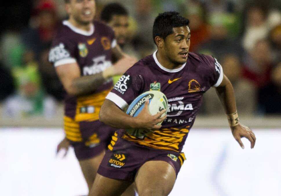 WAITING GAME: Anthony Milford can't play for the Knights until round 11.