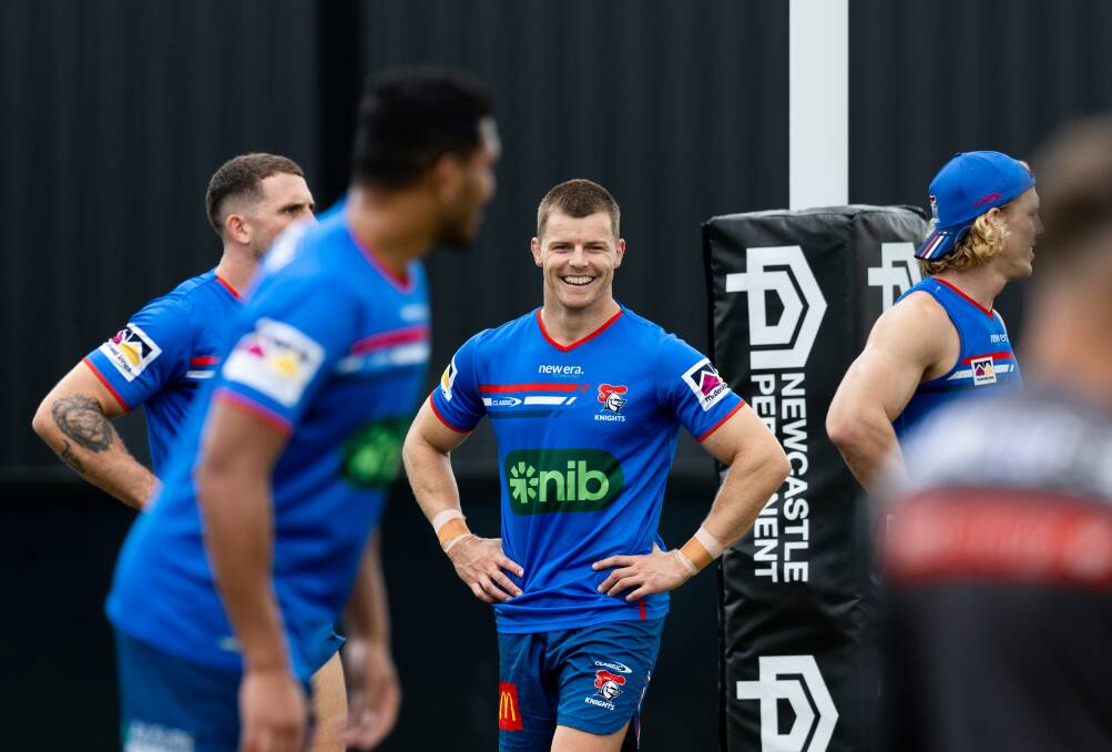 Knights hooker Jayden Brailey is back after almost a year on the sidelines. Picture by Jonathan Carroll