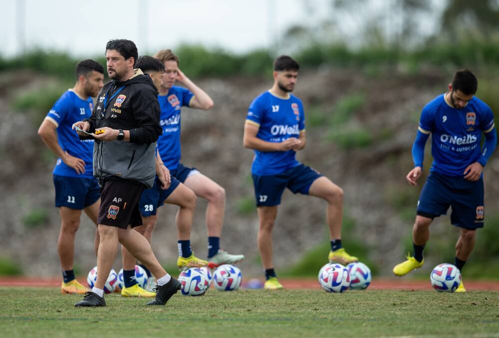 Jets coach Arthur Papas says a win against Wanderers on Sunday will be "massive" for his team. Picture by Marina Neil