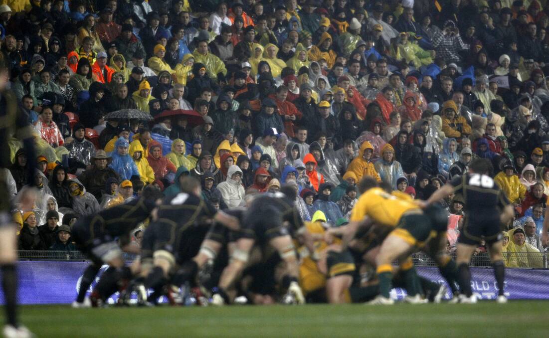 FLASHBACK: The Wallabies and Scotland clash in Newcastle in 2012.