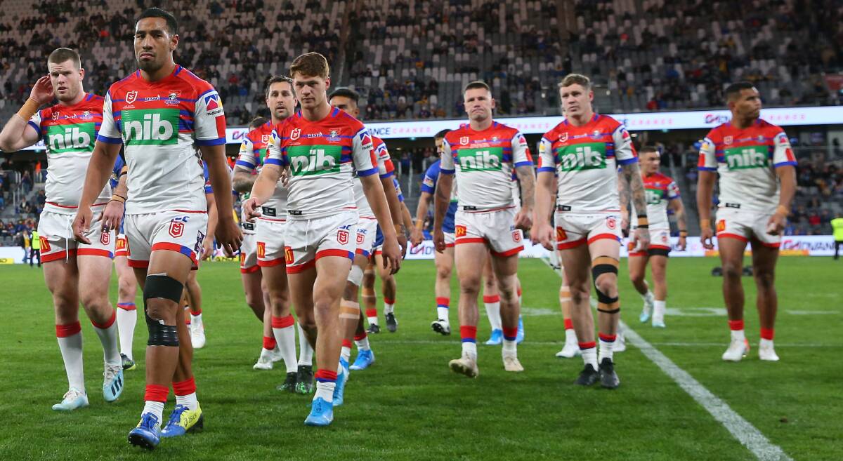 UNDERACHIEVERS: After sitting in the top five at the halfway point in the season, most assumed the Knights would feature in the finals. Picture: Getty Images