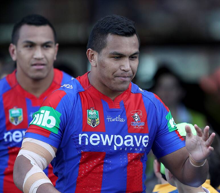 TWIN TOWERS: The emergence of Daniel and Jacob Saifiti was one positive for Newcastle.