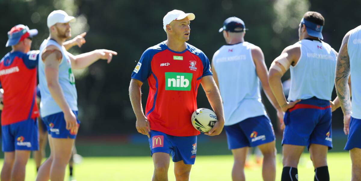 NO-WIN SITUATION: Newcastle Knights officials have been criticised for their handling of Nathan Brown's departure, but it was the coach who brought the situation to a head. Picture: Jonathan Carroll
