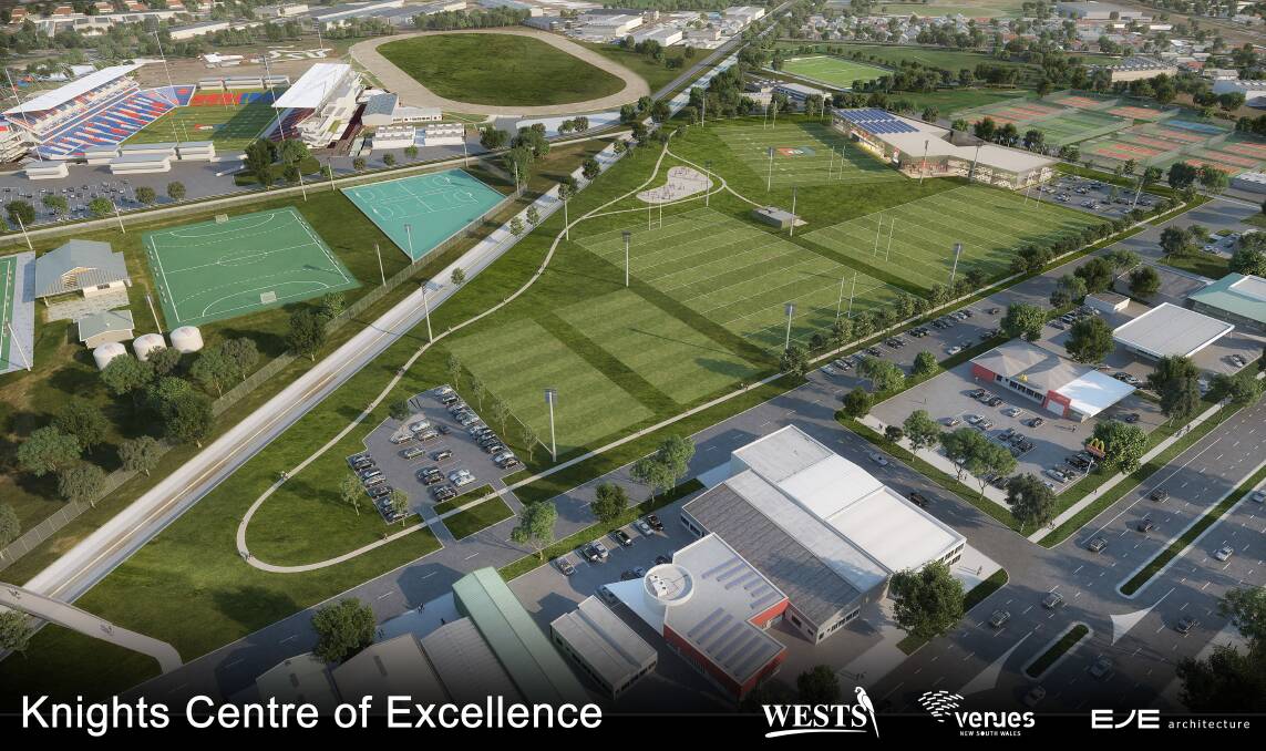 HOME BASE: The Knights will have a training facility to match any team in the NRL.